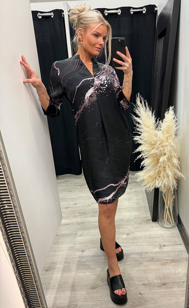 NÜ Cilje tunic dress - black mix