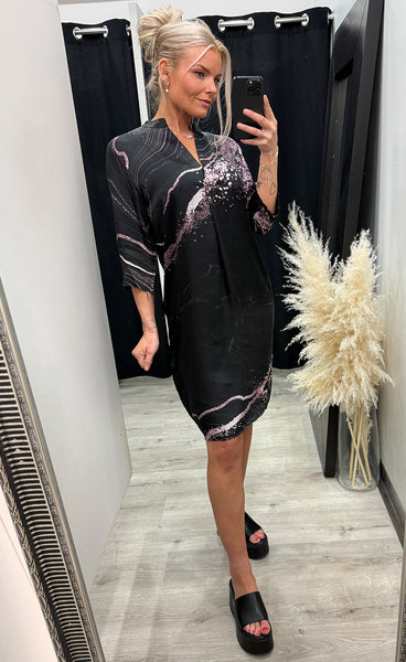 NÜ Cilje tunic dress - black mix