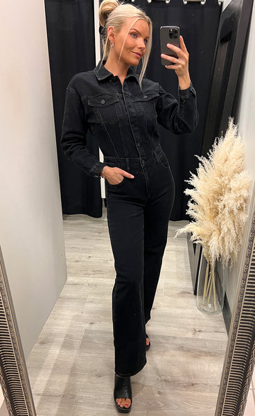 Robin samfestingur - black