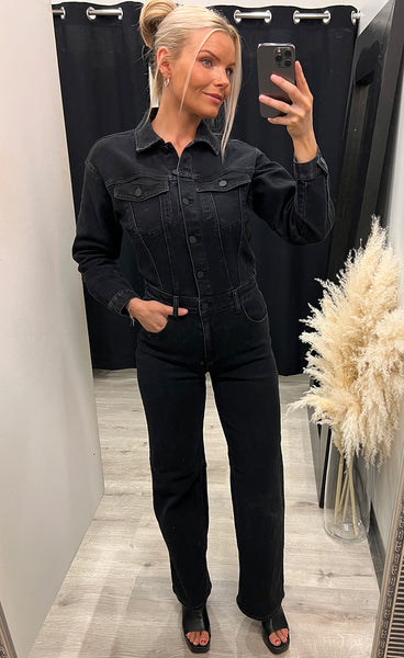 Robin samfestingur - black