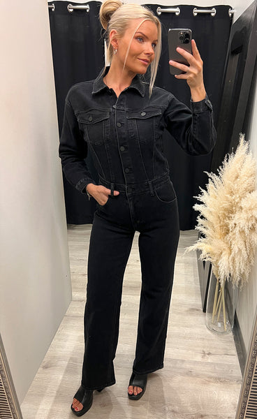 Robin samfestingur - black