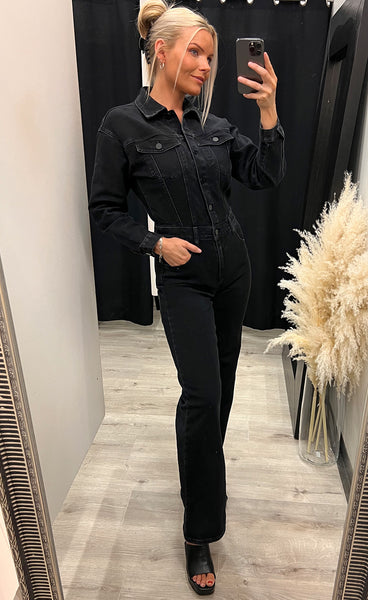 Robin samfestingur - black