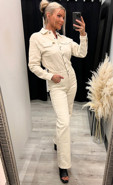 Robin samfestingur - cream