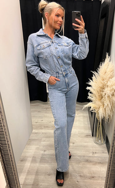 Robin samfestingur - denim