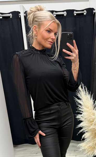 NÜ Frannie blouse - black