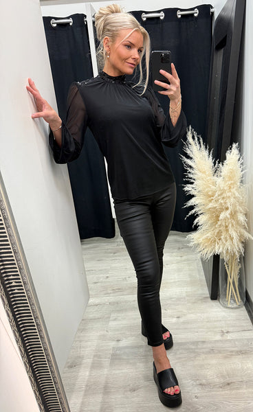 NÜ Frannie blouse - black