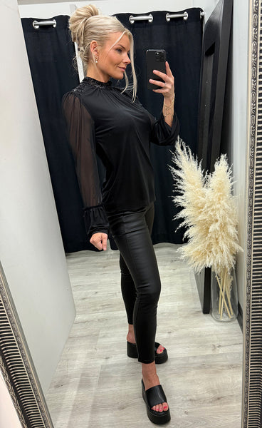 NÜ Frannie blouse - black