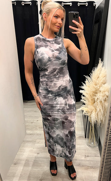 Fanney mesh dress - grey