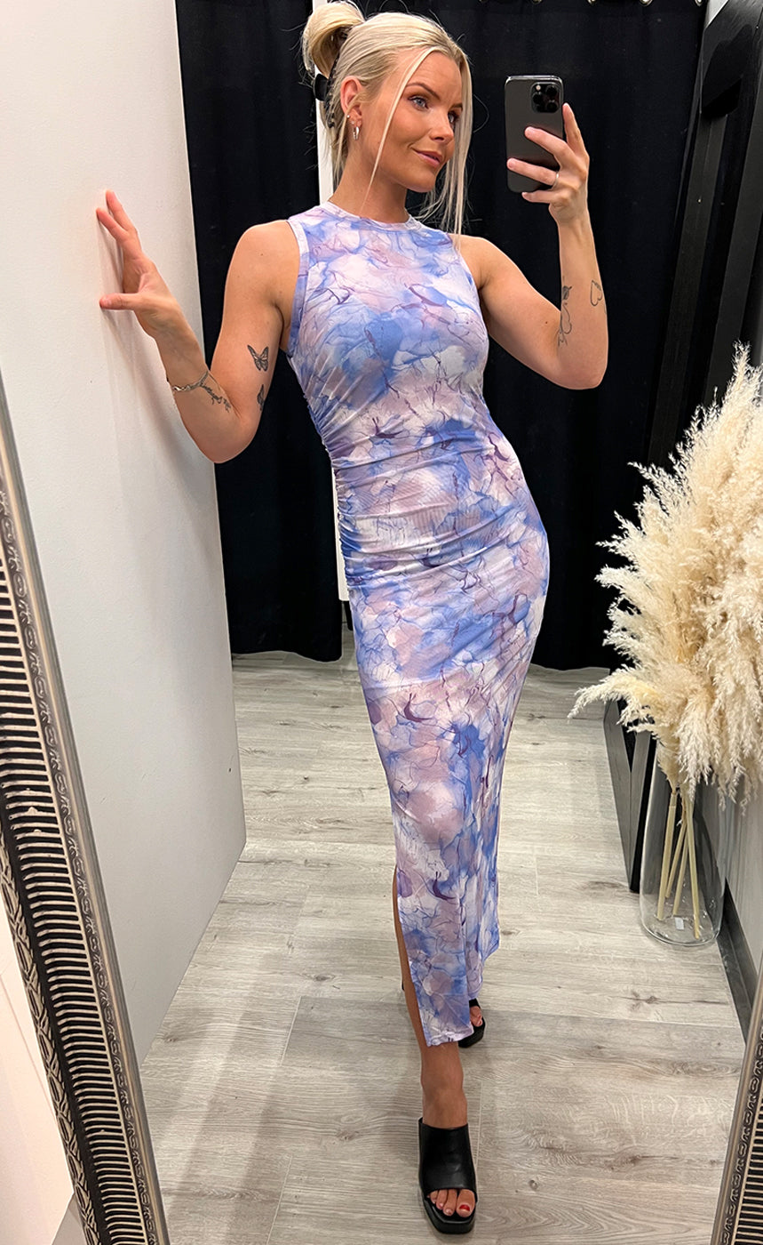 Fanney mesh dress - lilas