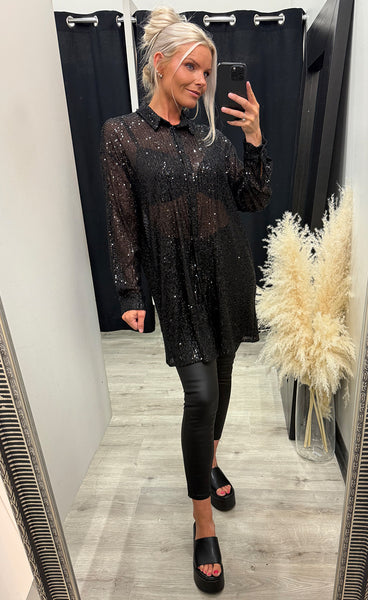 Lizanne shirt - black