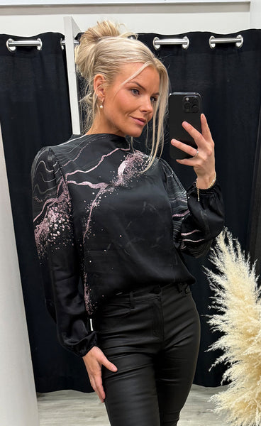 NÜ Fia blouse - black mix