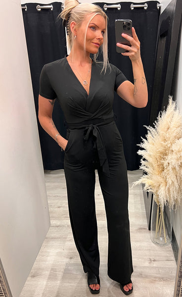 Sophie samfestingur - black