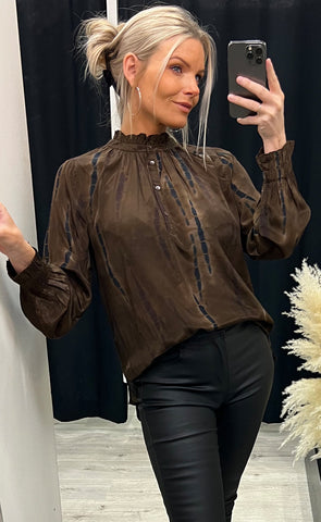Agnes blouse - brown