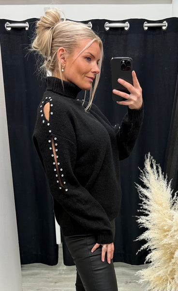 NÜ Fiora blouse knit - black