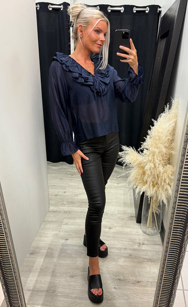 Jody blouse - navy blue