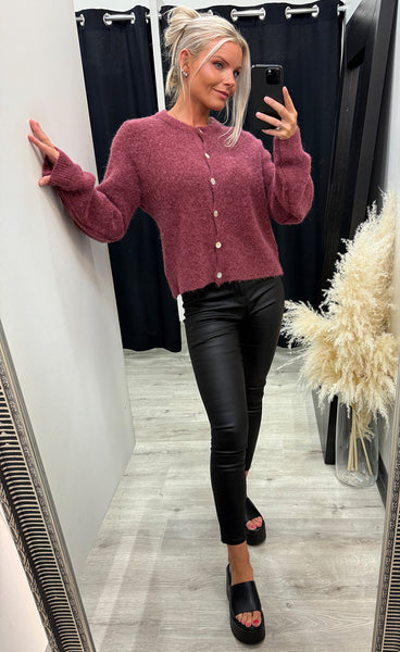 Kae knit cardigan - rust