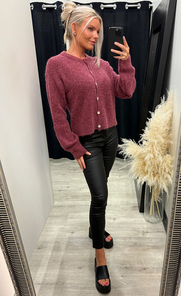 Kae knit cardigan - rust