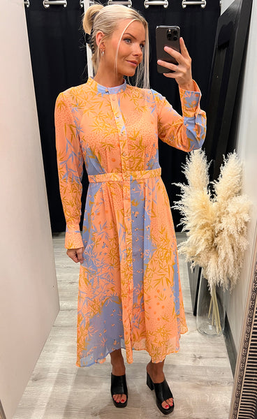 Nukyndall dress - peach nectar