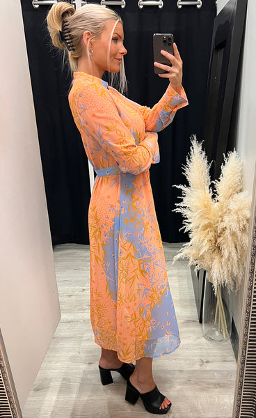 Nukyndall dress - peach nectar