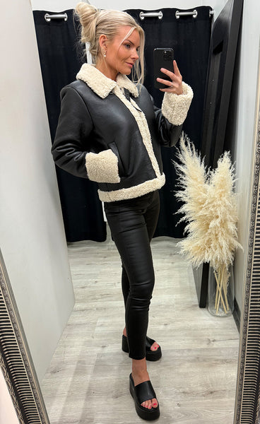 NÜMPH Nuolia jacket - caviar