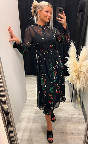 Nukyndall dress - caviar