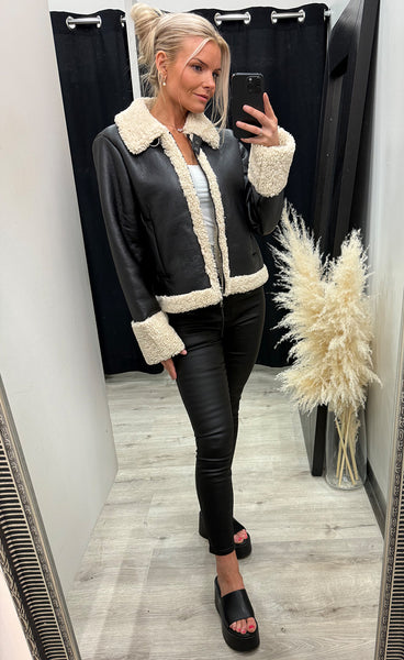 NÜMPH Nuolia jacket - caviar