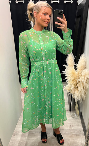 Nukyndall dress - poison green
