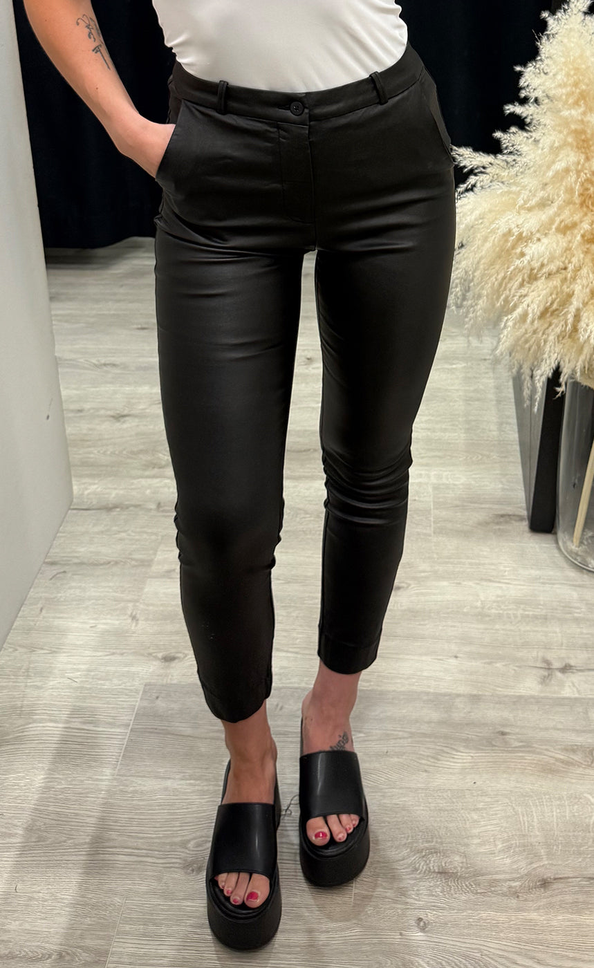 Solvej ankle pants cooper - black