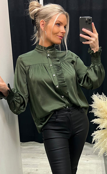 Malika blouse - army