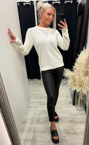 Lonnie pullover 1 - whisper white