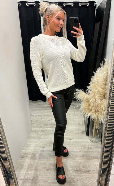 Lonnie pullover 1 - whisper white