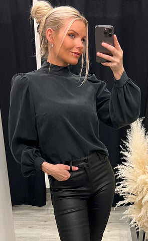 Amaryllis blouse - black