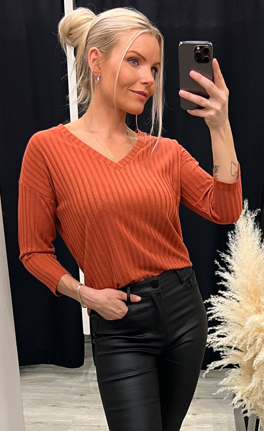 Simoni pullover - etruscan red