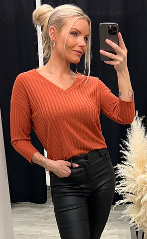 Simoni pullover - etruscan red