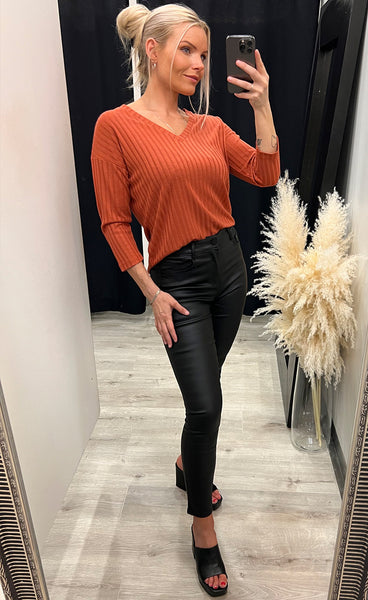 Simoni pullover - etruscan red