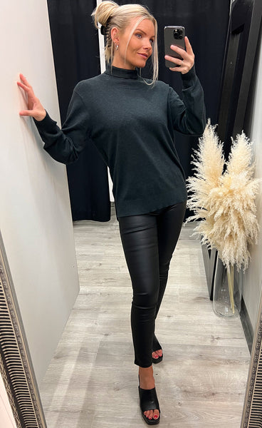 Pimba rollneck - deep teal