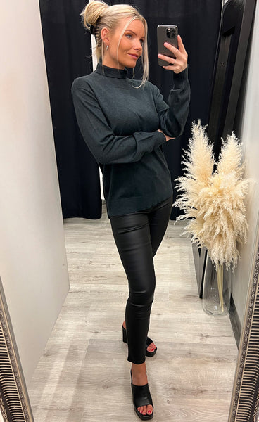 Pimba rollneck - deep teal