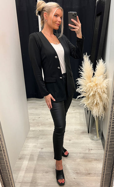 Simonse blazer - black