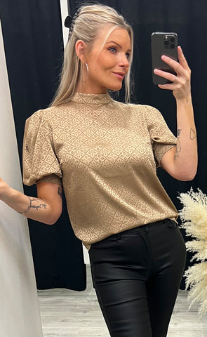 Gila blouse - gold sand