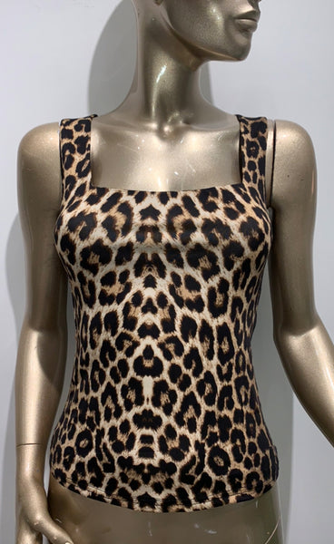 Emma top - leopard