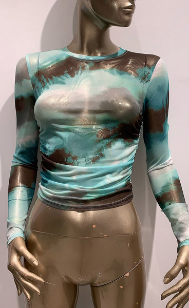 Mesh top 8738 - green