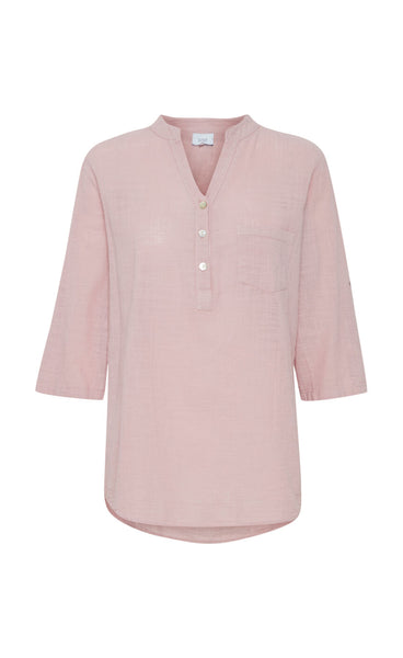 Anna blouse - mauve chalk