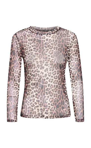 Lenora tee - leopard