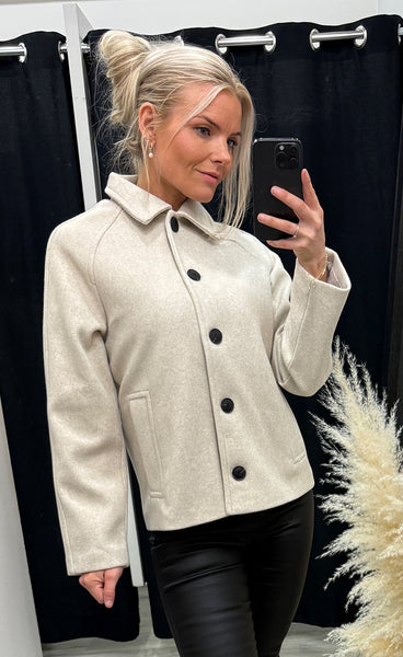 b.young Calia jacket - birch melange