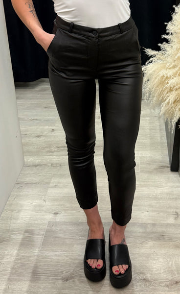 Solvej ankle pants cooper - black