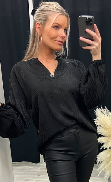 Rosso blouse - black