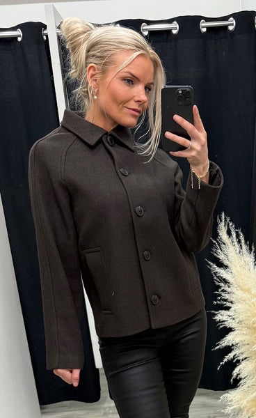 b.young Calia jacket - java melange