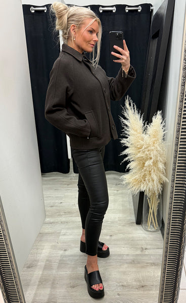 b.young Calia jacket - java melange