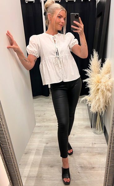 Birgitta blouse - white