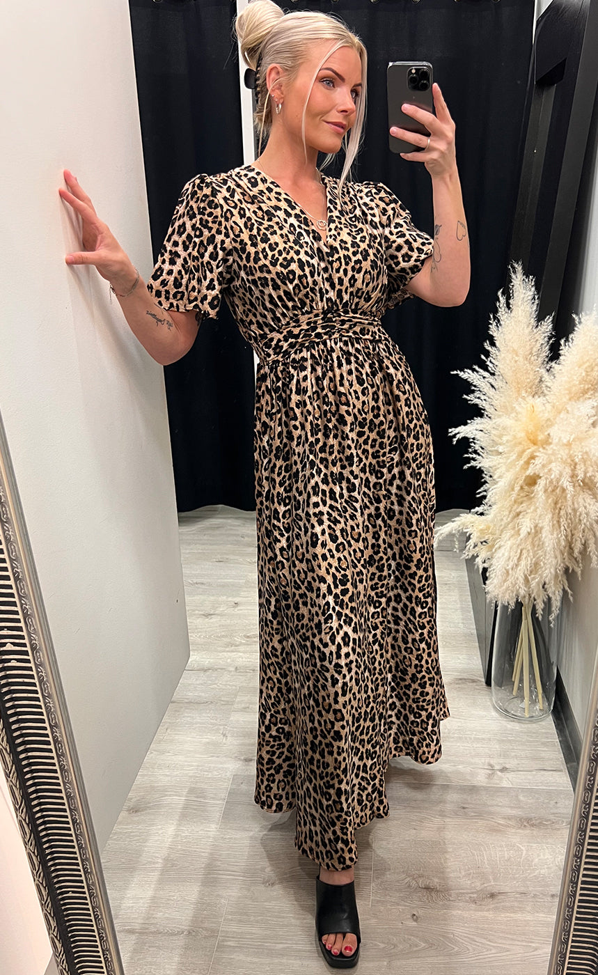 Stella dress - leopard